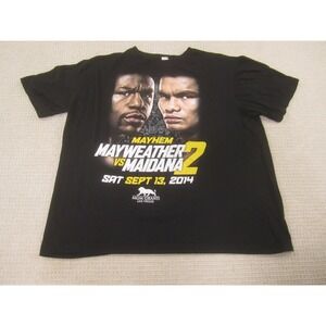 Floyd Mayweather Shirt Adult‎ XL Graphic Print Short Sleeve Maidana 2 Boxing